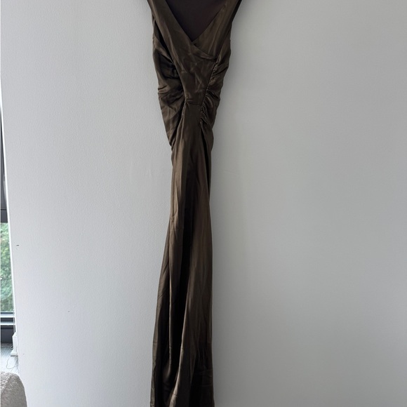 REFORMATION NWT Anaiis Silk Dress in Morel 6 - Picture 11 of 13